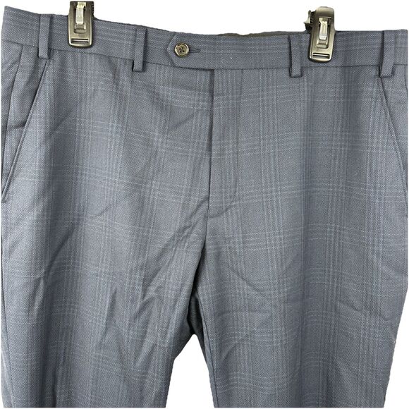 Lauren Ralph Lauren Dress Pants Slacks Dark Blue Pattern Mens 36x30 - Picture 1 of 6
